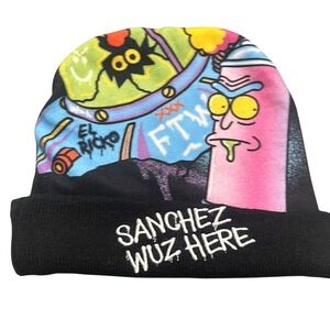 Warner Bros. Black Rick And Morty Sanchez Wuz Here OSFM For Adults